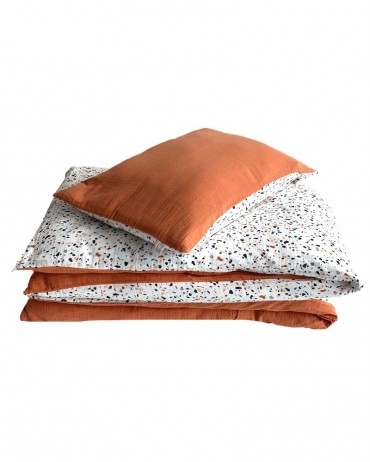 Terrazzo and Rust Bed Set from Milinane