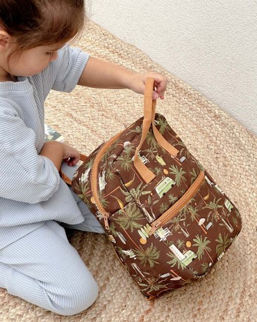 baby brown backpack for nursery school